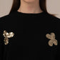Cozy Woolen Turtleneck Top for Women_black