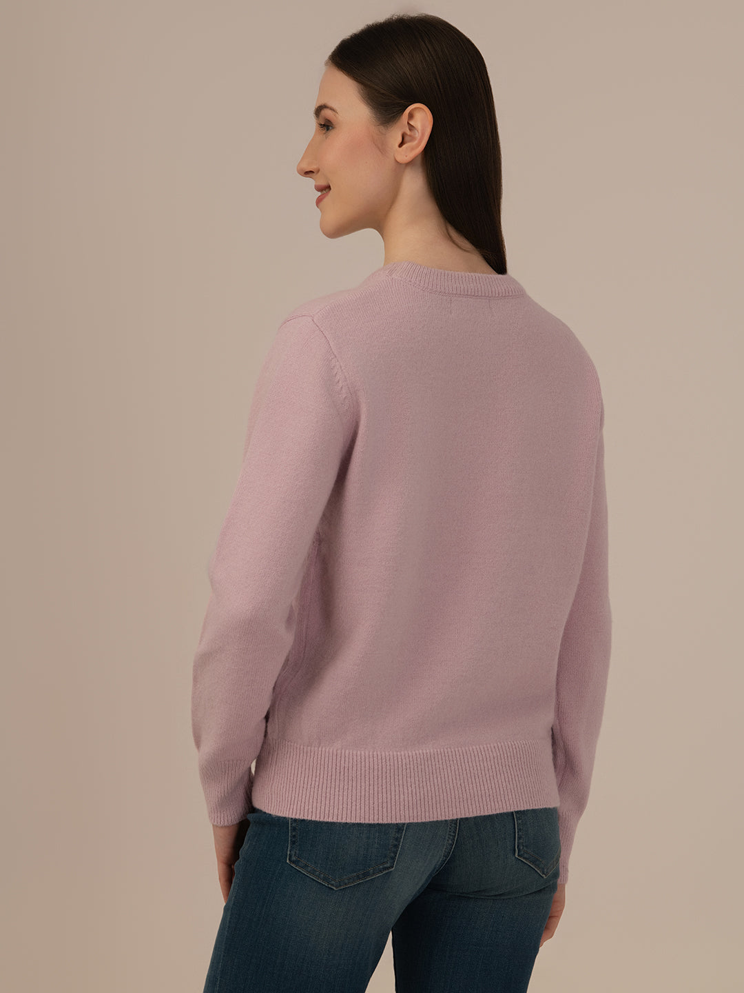 Albion Warm Woolen Long-Sleeve Top for Ladies
