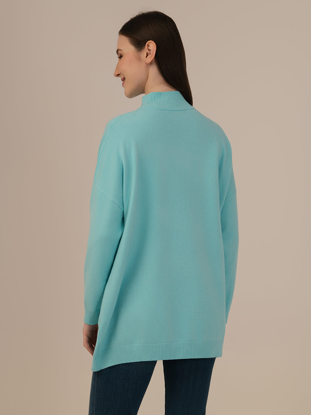 Albion Ladies Woollen Pullover – Perfect Winter Comfort_L.BLUE