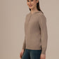 Women’s Woollen Knit Top – Elegant & Ultra-Soft Albion Wear_BEIGE