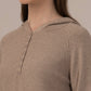 Women’s Woollen Knit Top – Elegant & Ultra-Soft Albion Wear_BEIGE