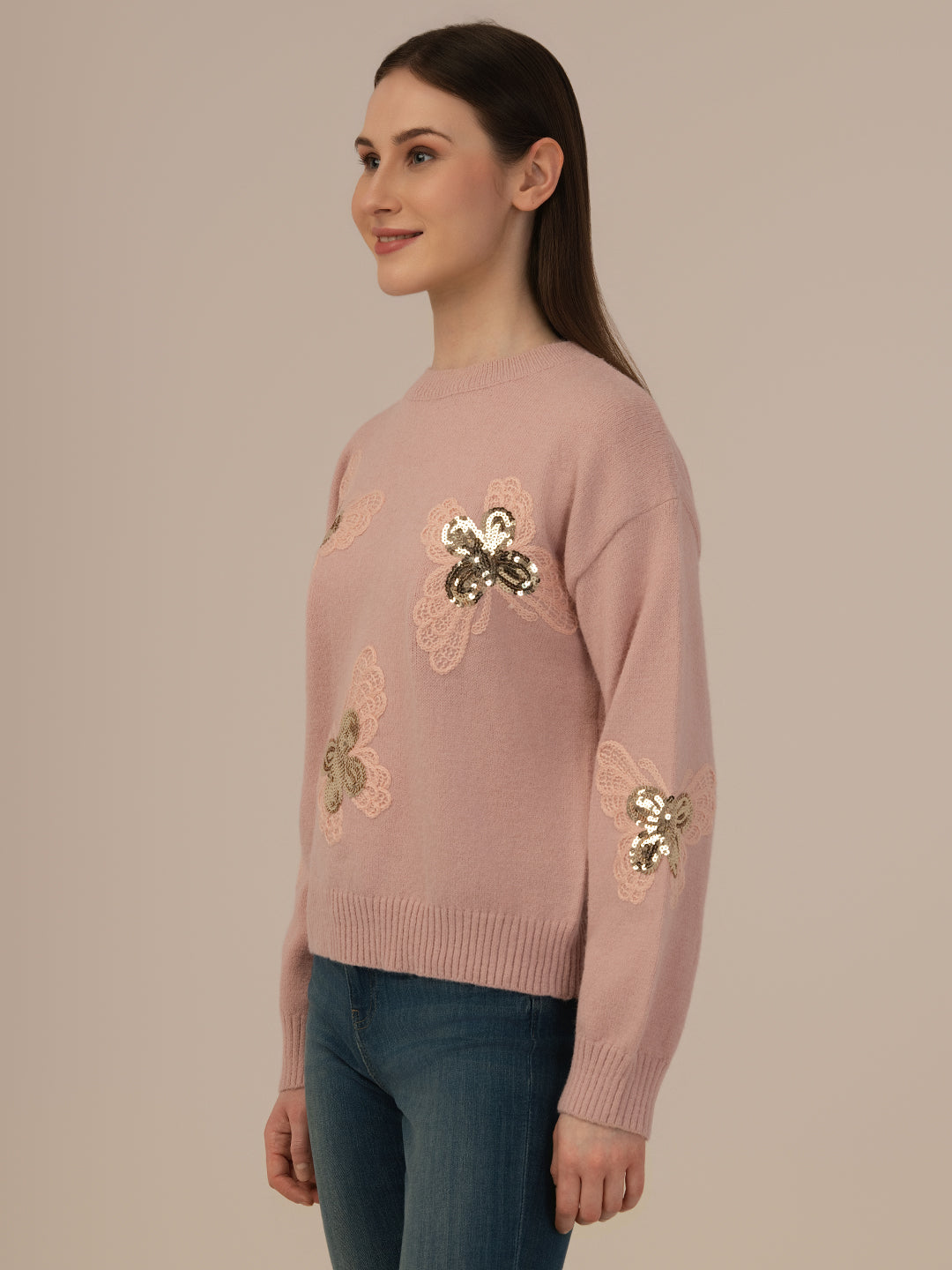 ALBION Soft Knit Woolen Top for Women – Perfect for Winter Fashion-FOWN