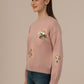 Albion Ladies Woollen Pullover – Perfect Winter Comfort_muted pinkish brown