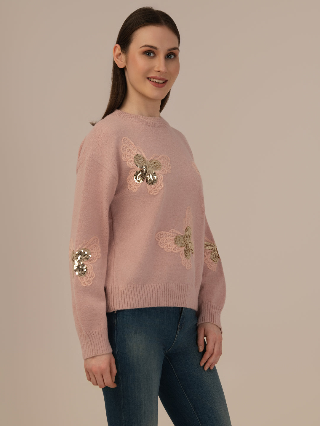 ALBION Soft Knit Woolen Top for Women – Perfect for Winter Fashion-FOWN