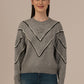 ALBION Classic Winter Woolen Top for Women – Comfortable Daily Wear-GREY