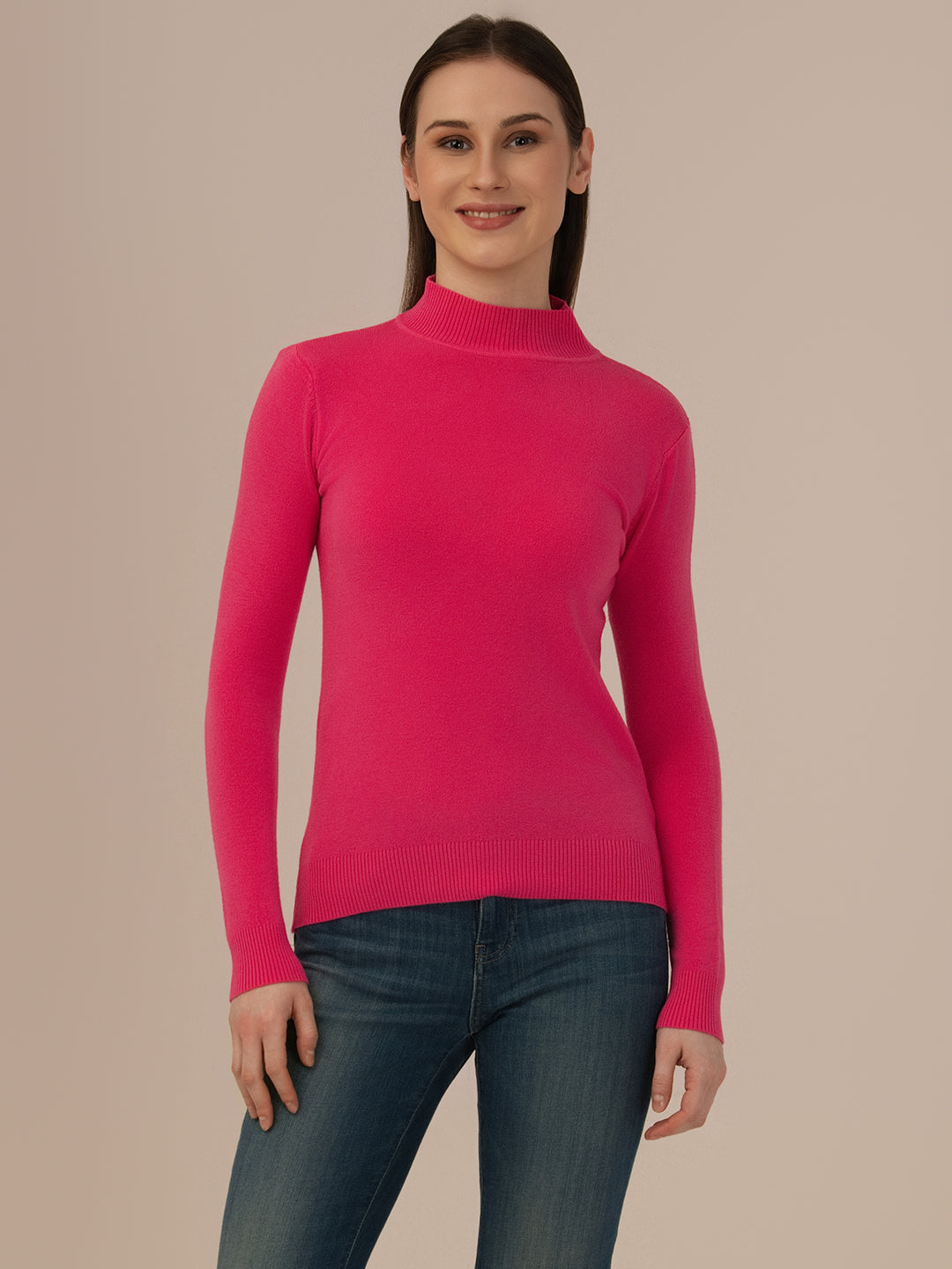 Women’s Winter Pullover – Soft & Stylish Albion Collection_H.PINK