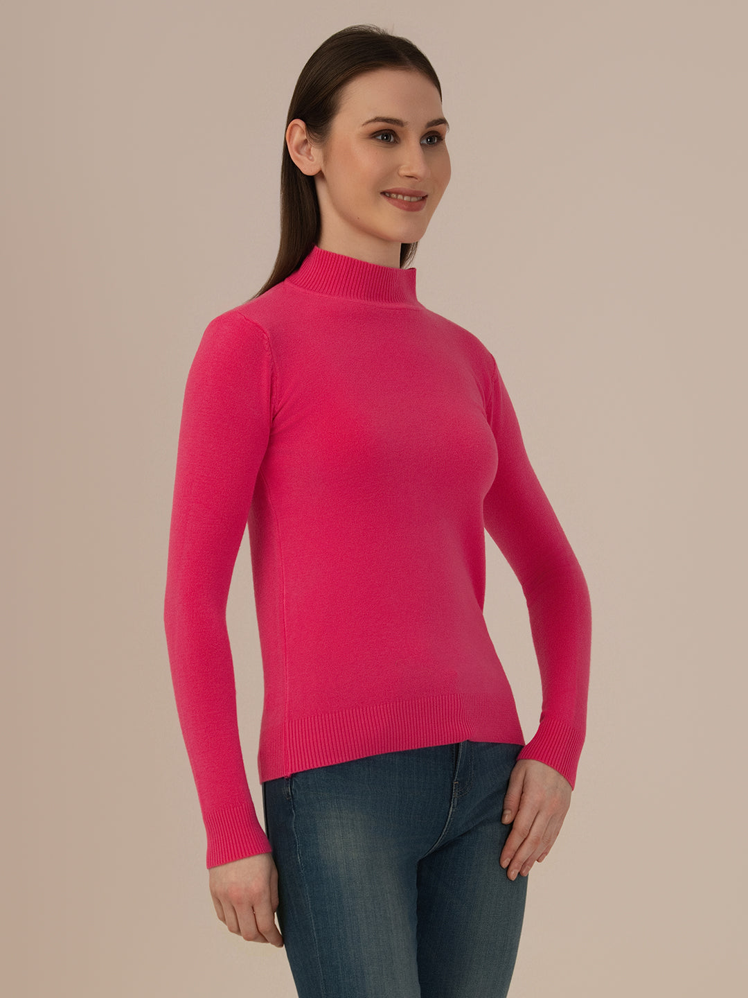 Women’s Winter Pullover – Soft & Stylish Albion Collection_H.PINK