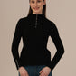 Women’s Woollen Knit Top – Elegant & Ultra-Soft Albion Wear_BLACK