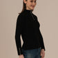 Women’s Woollen Knit Top – Elegant & Ultra-Soft Albion Wear_BLACK