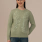 Women’s Premium Woolen Sweater – Soft & Warm Albion Collection_GREEN