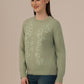 Women’s Premium Woolen Sweater – Soft & Warm Albion Collection_GREEN