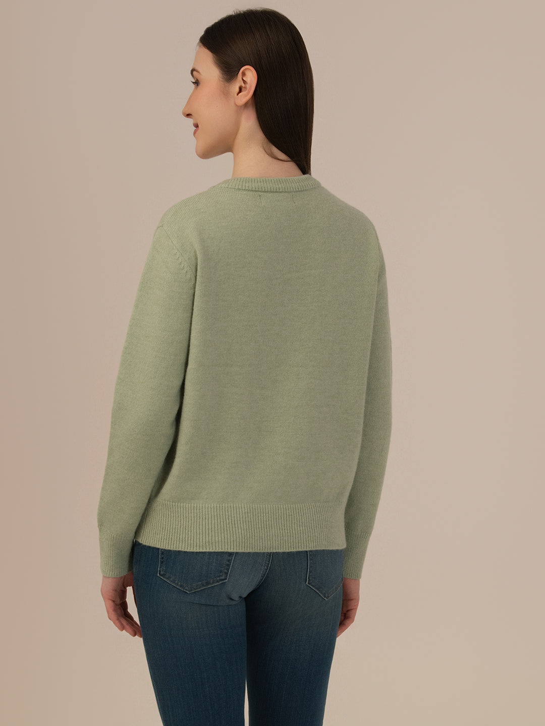 Women’s Premium Woolen Sweater – Soft & Warm Albion Collection_GREEN