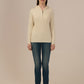 Women’s Woolen Knit Top – Elegant & Ultra-Soft Albion Wear_CREAM