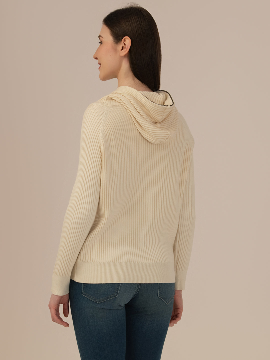 Women’s Woolen Knit Top – Elegant & Ultra-Soft Albion Wear_CREAM
