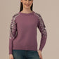 Albion Ladies Woolen Sweater– Perfect Winter Comfort_PURPLE