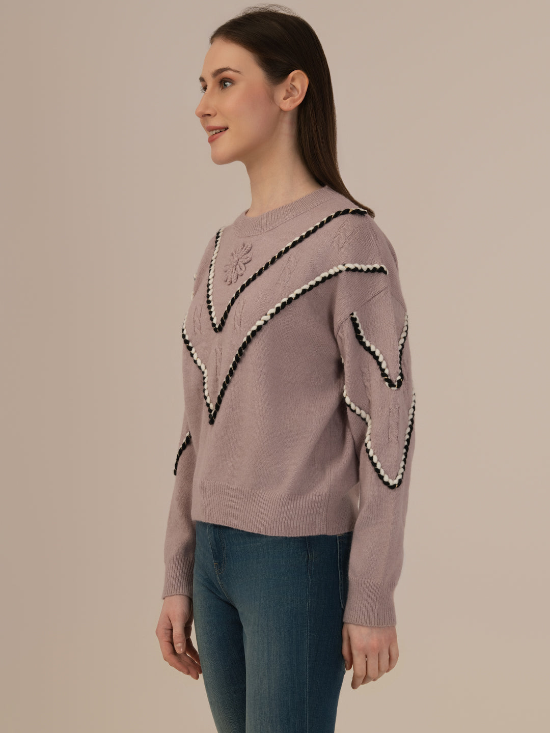 Girls Winter Wear: Pure Wool Knitted Sweater Top