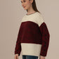 Albion Women’s Premium Woollen Sweater – Soft & Warm Coffee Winter Wear