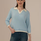 Ladies Winter Sweater – Comfortable Winter Wear, Sky