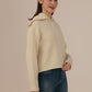 Albion Ladies Winter Top – Comfortable Pure Cream Winter Wear
