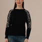 Albion Ladies Woollen Sweater – Comfortable Black Winter Wear