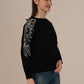 Albion Ladies Woollen Sweater – Comfortable Black Winter Wear