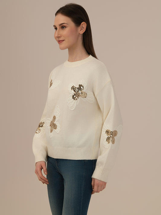 Albion Women’s Premium Woollen Sweater – Soft & Warm Winter Wear