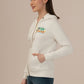 Albion Ladies White Winter Hoodie Cozy & Warm Winter Wear