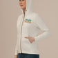 Albion Ladies White Winter Hoodie Cozy & Warm Winter Wear