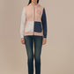 Albion Winter woolen Hoodie For Women Peach