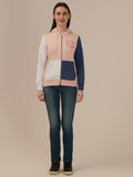 Albion Winter woolen Hoodie For Women Peach
