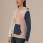 Albion Winter woolen Hoodie For Women Peach