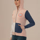 Albion Winter woolen Hoodie For Women Peach