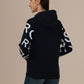 Albion Winter Stylish Warm Women Hoodia Navy