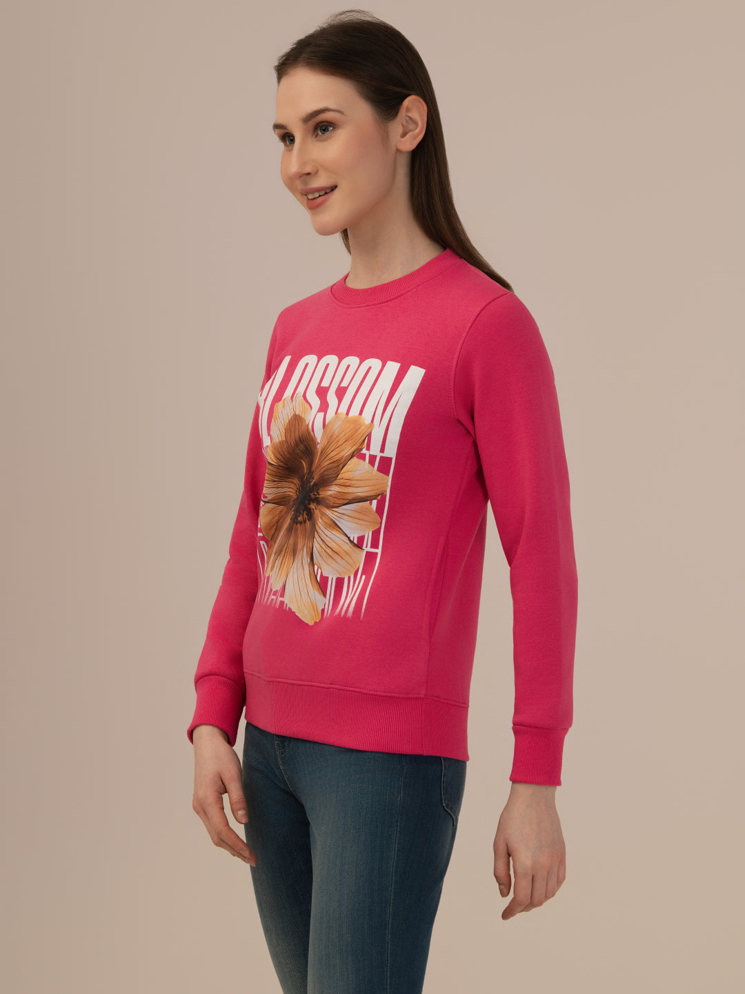 Albion Women Winter Stylish Sweatshirt Beautiful Color