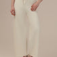 Ladies White Winter Harem Pants – Elegant & Cozy Lower Wear