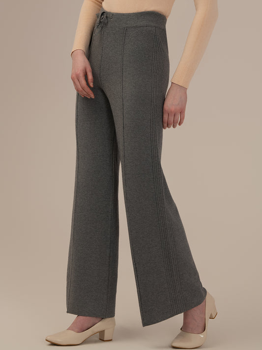 Winter Woolen Slim-Fit Top & Stylish Harem Pants Set for Girls