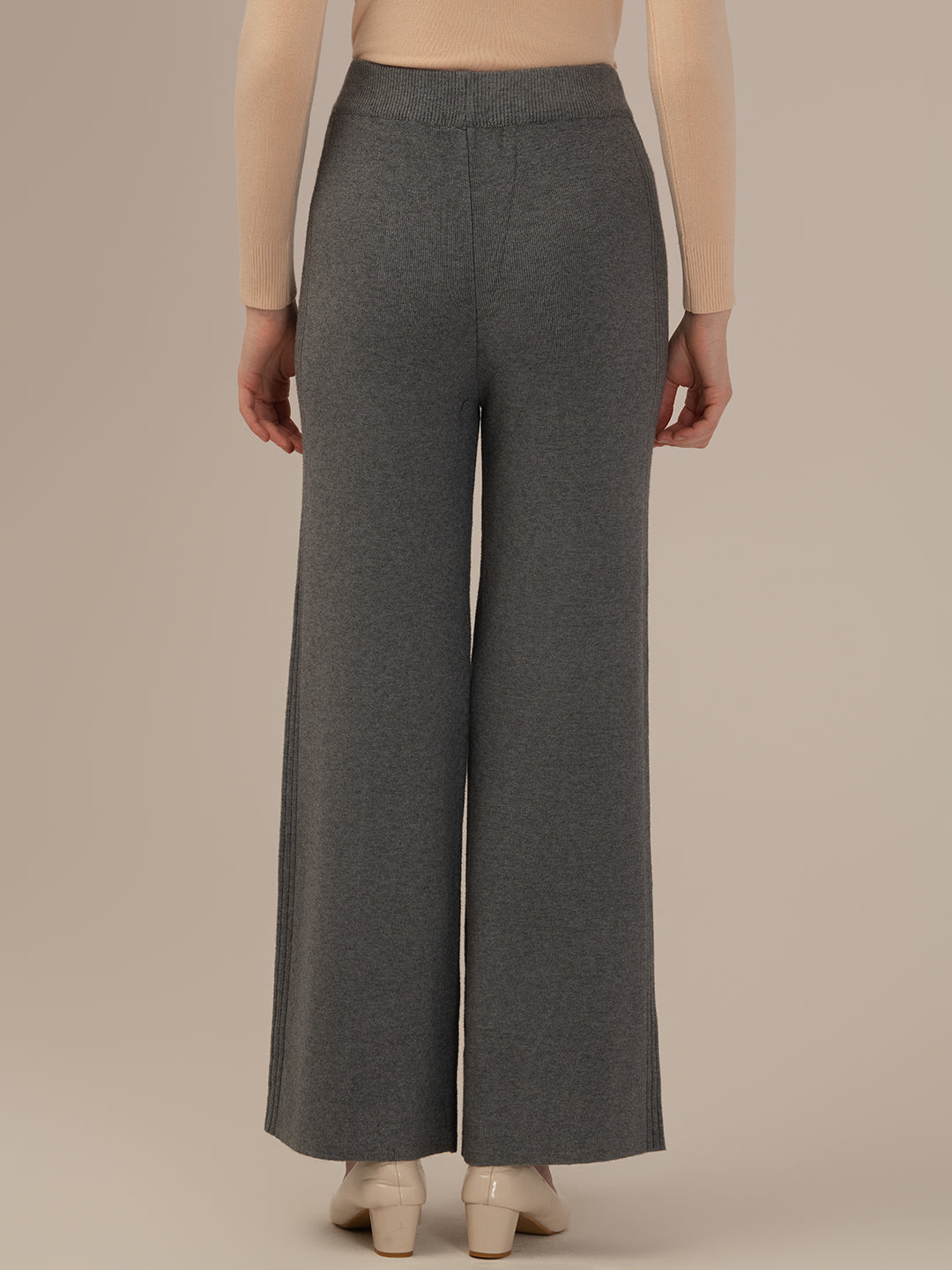 Winter Woolen Slim-Fit Top & Stylish Harem Pants Set for Girls