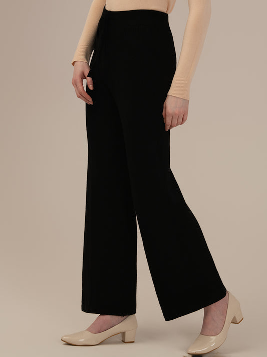 Albion Ladies Black Winter Harem Pants – Cozy & Comfortable Black Bottoms