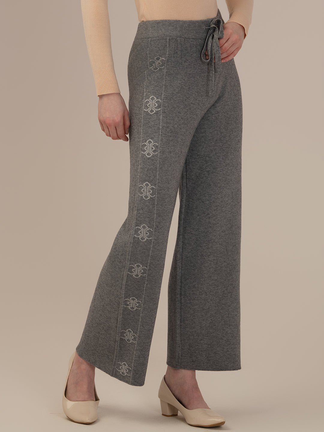 Ladies Grey Winter Harem Pants – Stylish & Comfortable Lower Wear