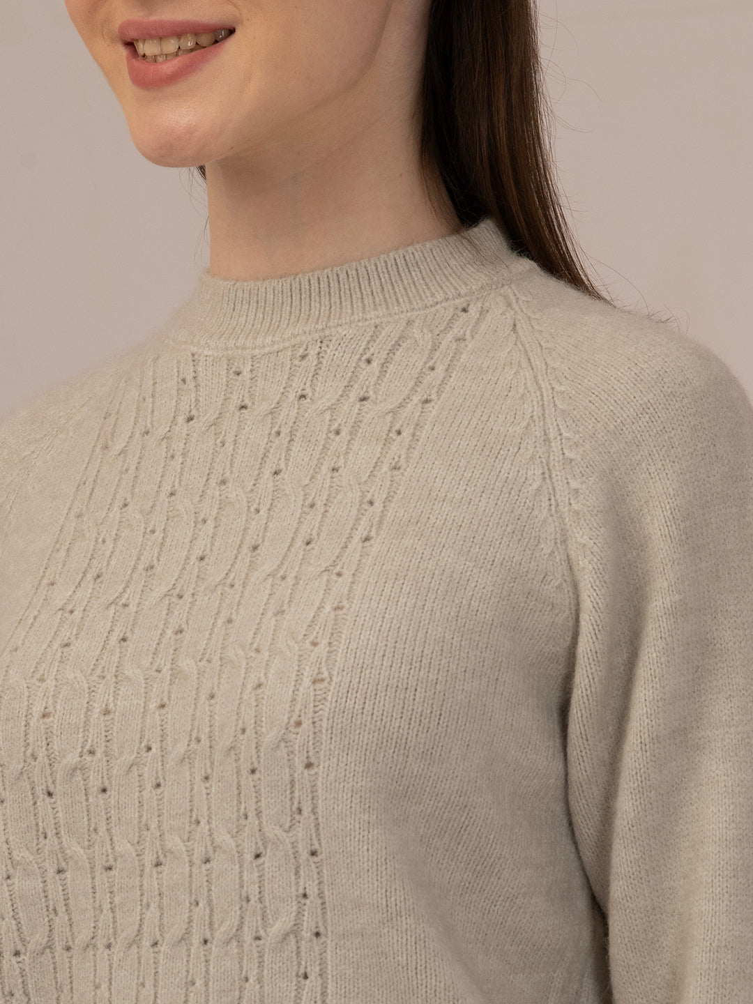 Albion Women’s Woollen Top – Cozy & Stylish Winter Wear_GRAY