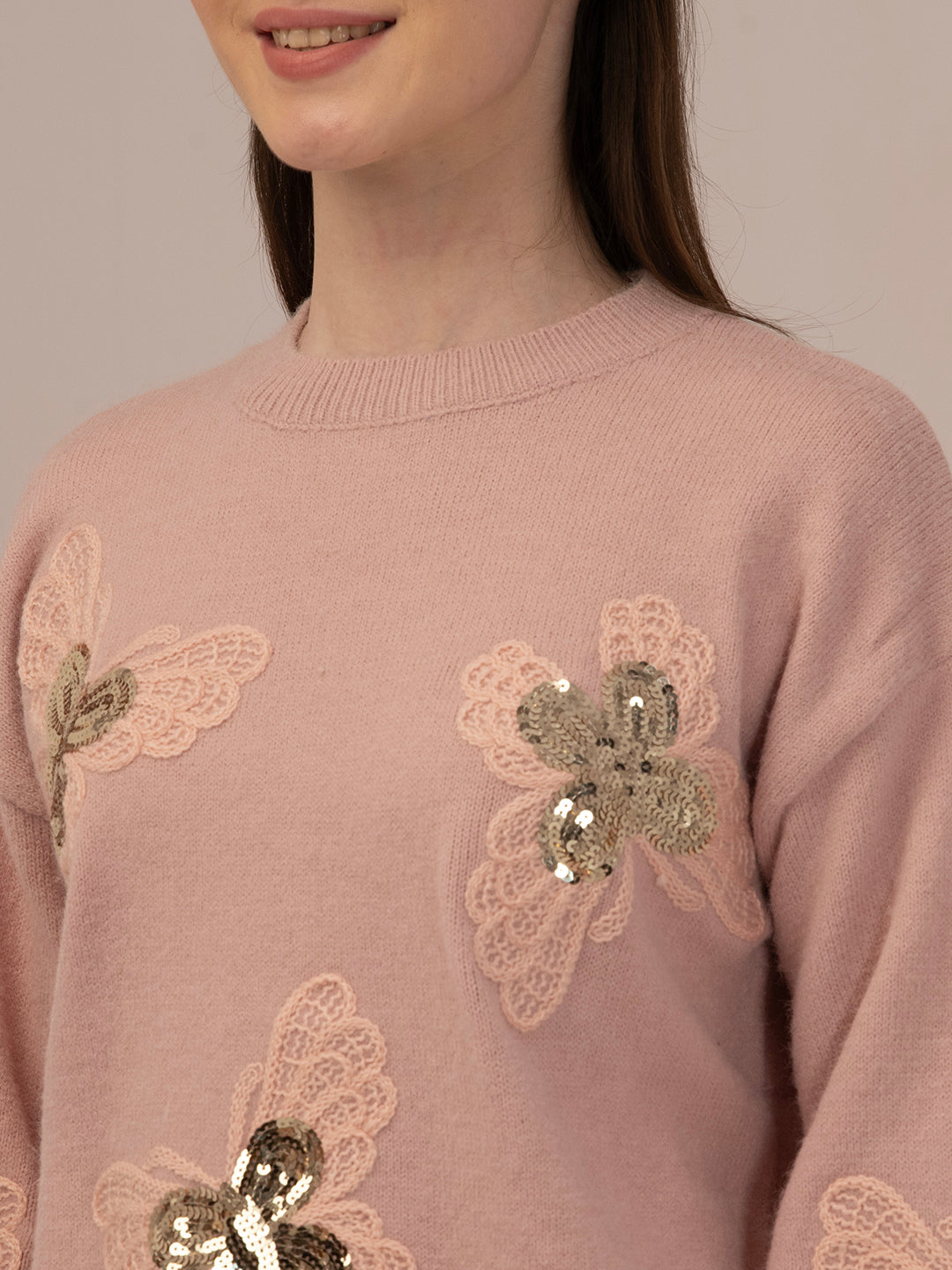 ALBION Soft Knit Woolen Top for Women – Perfect for Winter Fashion-FOWN