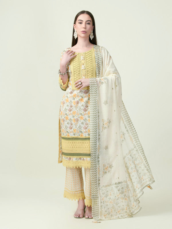 Albion Premium Ladies Prettyone Ethnic Golld Kurti Set