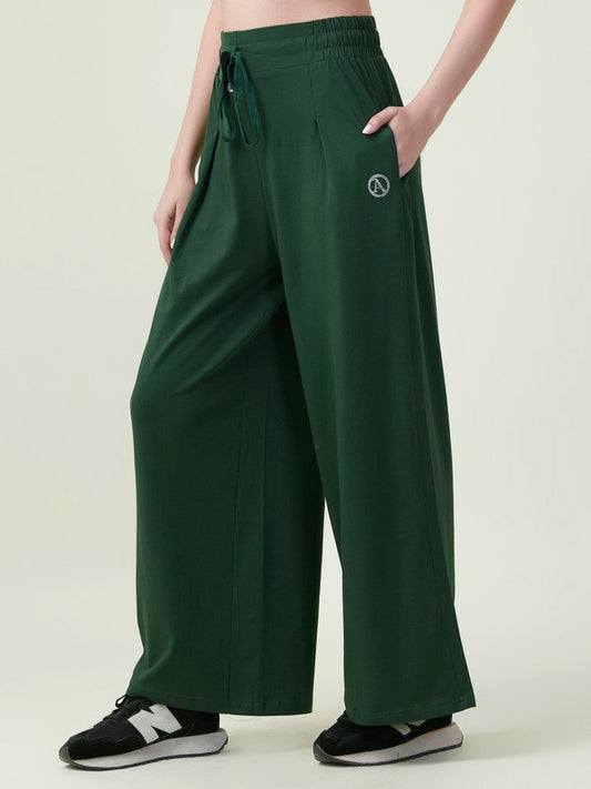 Albion Premium Ladies Muskan Lower Green Lowers