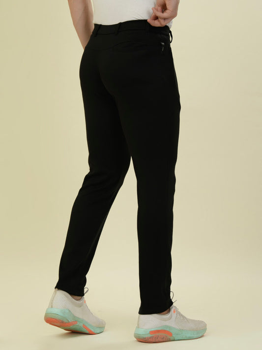 Albion Premium Men Black Casual Lower