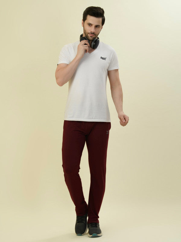 Albion Premium Men 53 Maroon Casual Lower