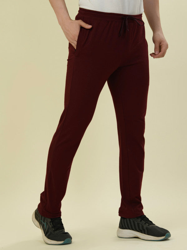 Albion Premium Men 53 Maroon Casual Lower