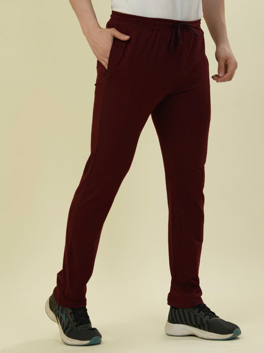 Albion Premium Men 53 Maroon Casual Lower