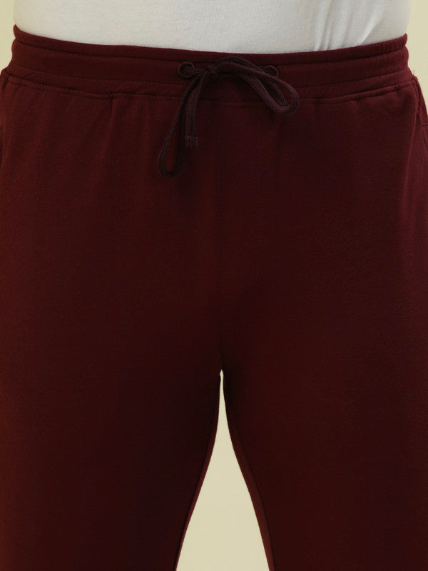 Albion Premium Men 53 Maroon Casual Lower