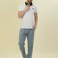 Albion Premium Men Sky Blue Casual Lower