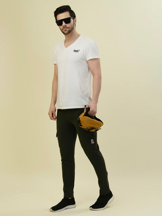 Albion Premium Men Olive Casual Lower